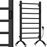 Radiateur électrique de salle de bain Maltec 200 W, noir