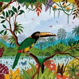 Puzzle Araçari coloré 1500 pièces