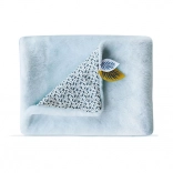 couverture en peluche pour enfants koala Yoca 70 × 100 cm bleu
