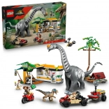 LEGO Jurassic World chasse au tytanosaurus et au raptor
