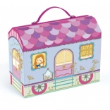 DJECO Tinyly figurine Bluchka avec maison de voyage