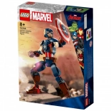 lego marvel figurine captain america à construire