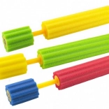 Pistolet à eau en mousse – tube à eau 35 cm (assortiment de couleurs)