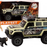 Voiture de chasse tout-terrain Lumières Sons Beige