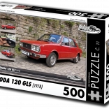 Puzzle RETRO-AUTA Škoda 120 GLS 1978 – 500 pièces