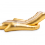 Chaise longue gonflable avec paillettes