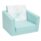Fauteuil pliant pour enfant New Baby Elephant menthe