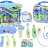 Trousse de médecin pour enfant dans une valisette – Lumineuse, sons, bleue