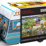 Puzzle en boîte métallique Caravane - 550 pièces