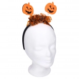 Serre-tête de carnaval avec citrouille