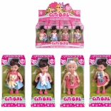 Poupée avec petit chien 11 cm