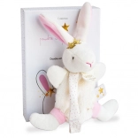 Doudou coffret cadeau - Lapin avec attache pour tétine