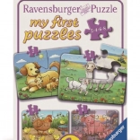 Mes premiers puzzles Familles d’animaux de la ferme