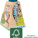 Tour à empiler en bois Jungle small foot