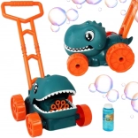 tondeuse à bulles dinosaure WOOPIE avec réservoir pour solution