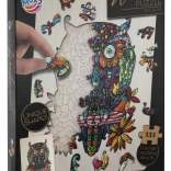 Puzzle silhouette hibou