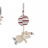 Ours en peluche avec ballon - Jouet suspendu 30 cm
