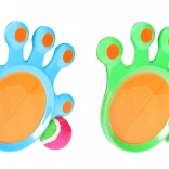 Jeu de capture pour enfants avec main à fermeture velcro