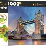 Trefl puzzle Tower Bridge Londres 1000 pièces avec trieur
