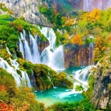 Puzzle ENJOY Lacs de Plitvice en automne – 1000 pièces