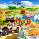 Puzzle Castorland Aventure en safari MAXI 40 pièces