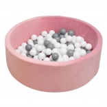 Piscine à balles sèche en mousse pour enfants rose NEW BABY