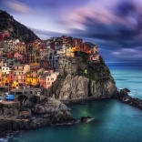 Puzzle ENJOY Manarola au crépuscule, Cinque Terre, Italie – 1000 pièces