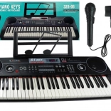 Clavier électronique 61 touches avec microphone et alimentation