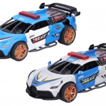 Voiture de police à friction avec effets lumineux et sonores 18 cm