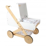 poussette en bois pour poupées small foot Little Button