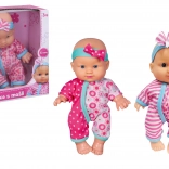 Poupée bébé avec nœud 23 cm – emballage tchèque