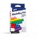 Pâte à modeler – set de 12 couleurs, 200 g