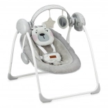 Transat à bascule avec mélodies MoMi Liss ours rose