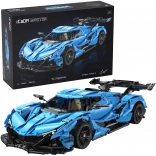 Kit CADA Master hypercar V12 bleu 1:8 (3865 pièces)