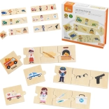 puzzle en bois VIGA métiers et outils
