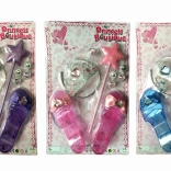 Ensemble de déguisement princesse avec couronne, escarpins et baguette