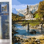 Peinture diamant – Église de Ramsau 30 × 40 cm