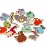 Magnets animaux de la forêt