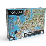 Puzzle populaire carte de l’Europe 160 pièces