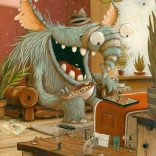 Puzzle HEYE Zozoville : Lavage de vêtements 1000 pièces