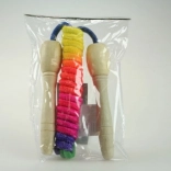 Corde à sauter 2 m en bois zébré