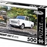 Puzzle RETRO-AUTA Trabant 601 S (1979) 500 pièces