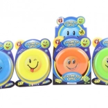 Disque volant avec visage souriant 19 cm