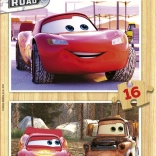 Puzzle en bois Educa Voitures 2x16 pièces