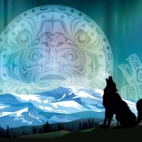 Puzzle COBBLE HILL Deux loups 500 pièces