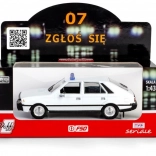 Voiture de police polonaise POLONEZ 07 zgłoś się 1:43 modèle en métal