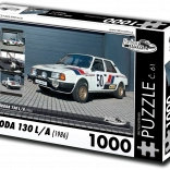 Puzzle RETRO-AUTA Škoda 130 L (1986) – 1000 pièces
