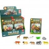 Jeu de figurines d'animaux sauvages 10 pcs 6 cm