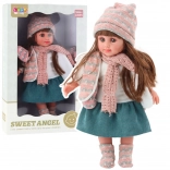 Poupée SWEET ANGEL en tenue d’hiver 36 cm