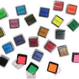 Tampons colorés pour tampons
